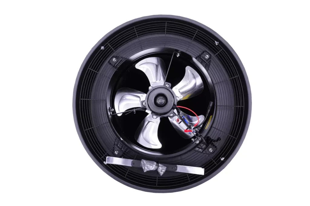 circular fan with metal blades